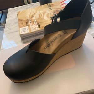 Birkenstock wedge platforms